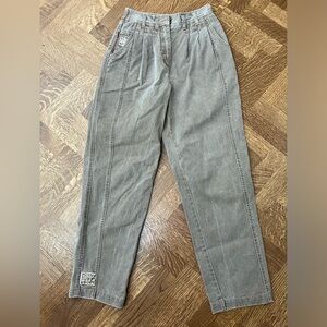 Together vintage Mom denim baggy oversized jeans pleated 80s Ultra high rise 8